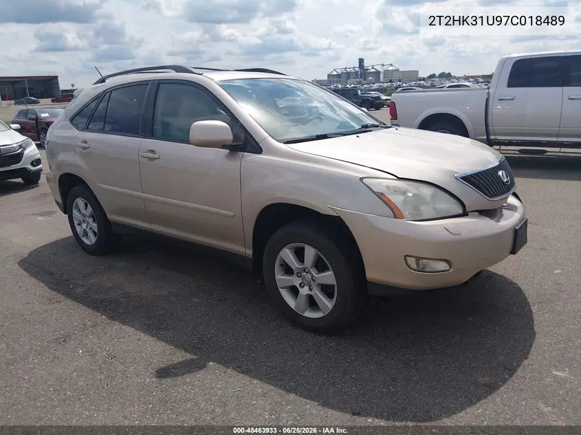 2007 Lexus Rx 350 VIN: 2T2HK31U97C018489 Lot: 45463933
