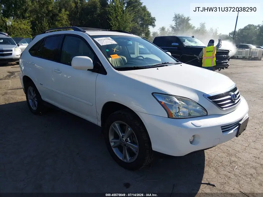 2007 Lexus Rx 400H VIN: JTJHW31U372038290 Lot: 45570849