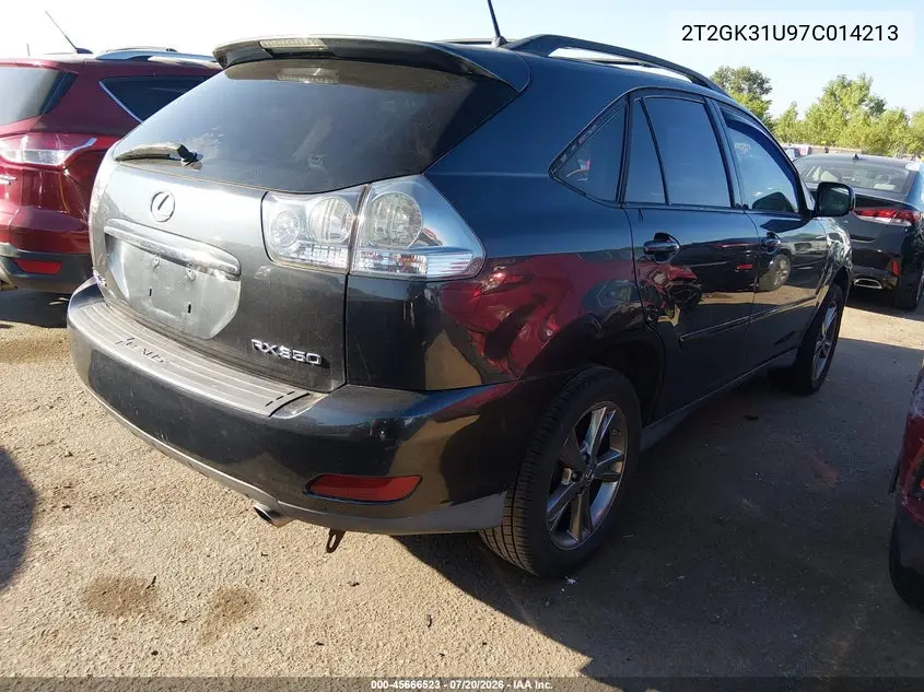 2007 Lexus Rx 350 VIN: 2T2GK31U97C014213 Lot: 45666523