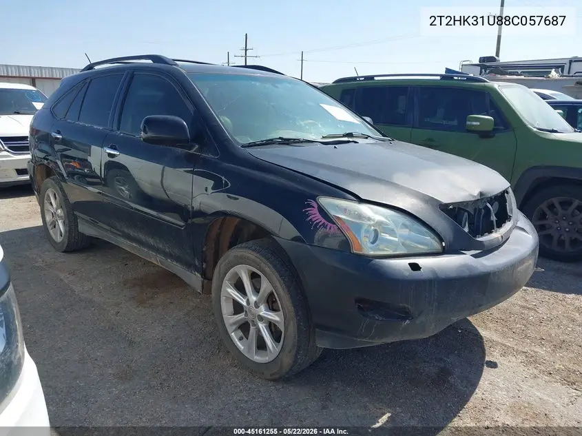 2008 Lexus Rx 350 VIN: 2T2HK31U88C057687 Lot: 45161255