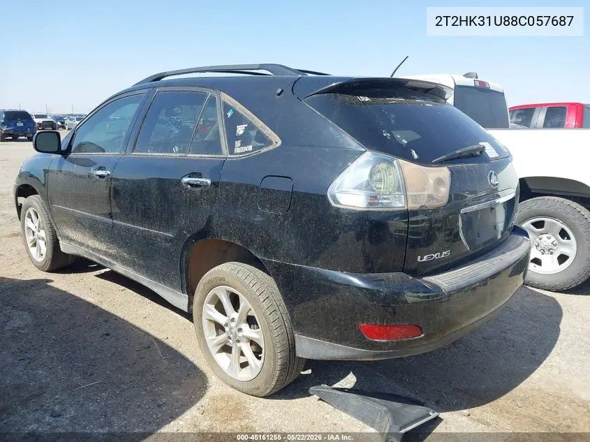 2008 Lexus Rx 350 VIN: 2T2HK31U88C057687 Lot: 45161255