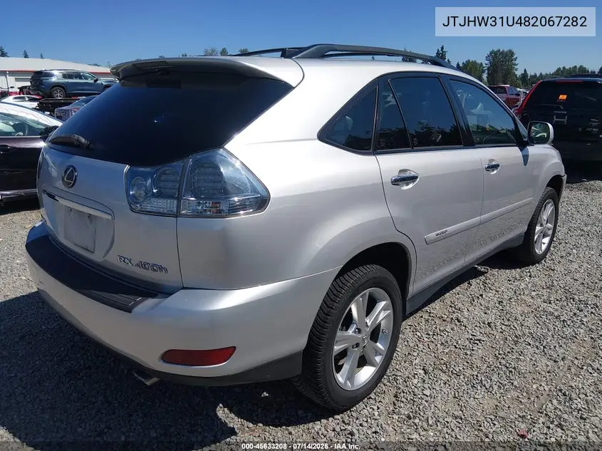 2008 Lexus Rx 400H VIN: JTJHW31U482067282 Lot: 45633208