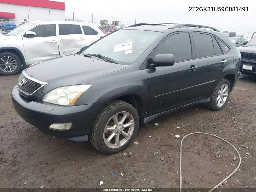 2T2GK31U59C081491 2009 Lexus Rx 350