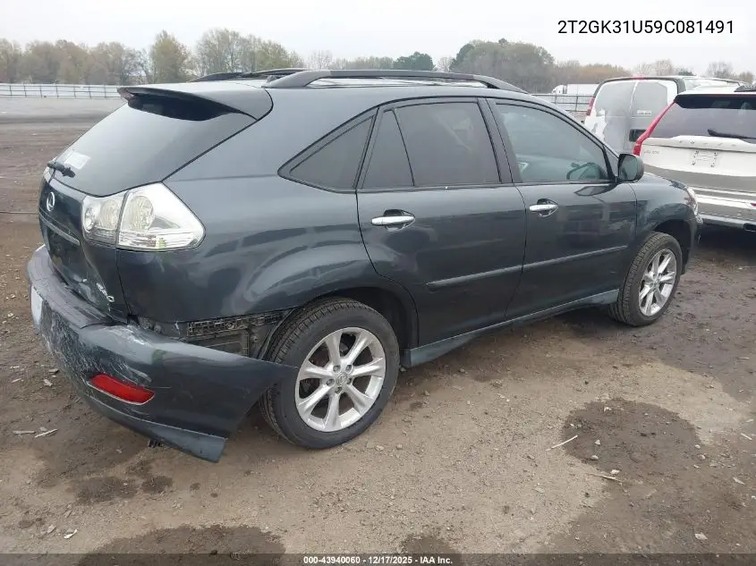 2T2GK31U59C081491 2009 Lexus Rx 350