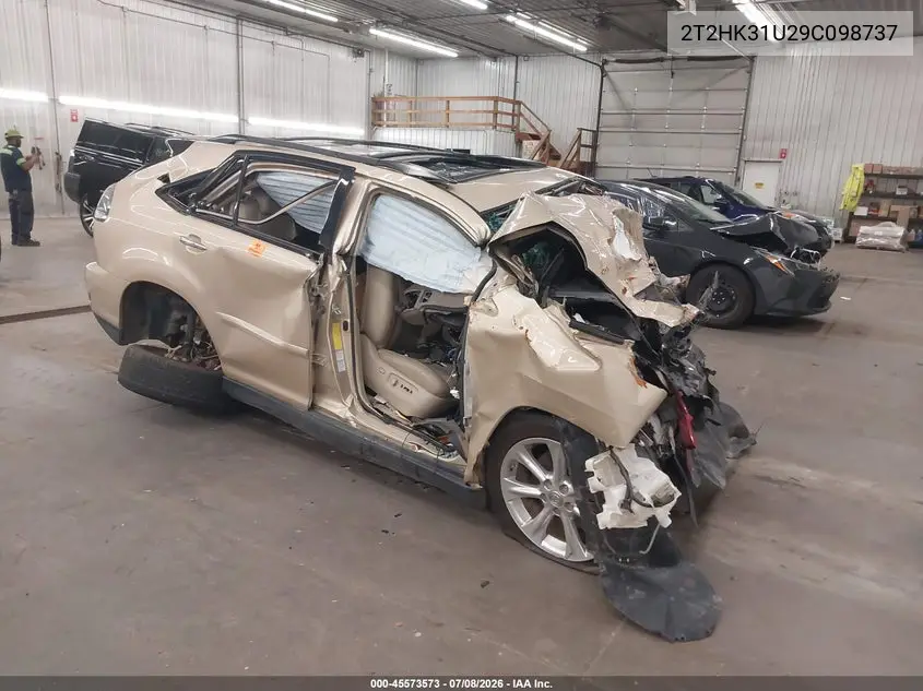 2009 Lexus Rx 350 VIN: 2T2HK31U29C098737 Lot: 45573573