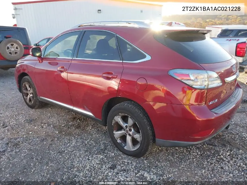 2T2ZK1BA1AC021228 2010 Lexus Rx 350
