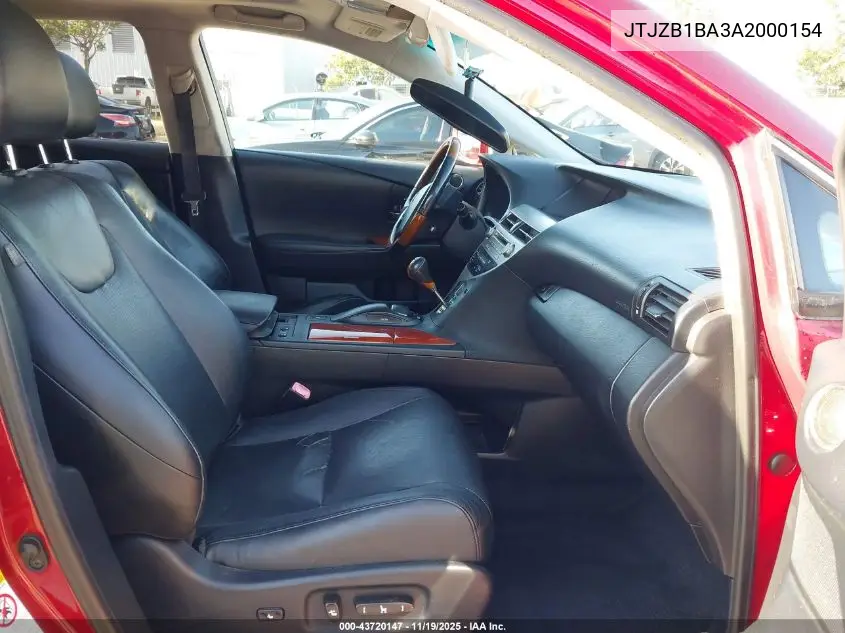 JTJZB1BA3A2000154 2010 Lexus Rx 450H