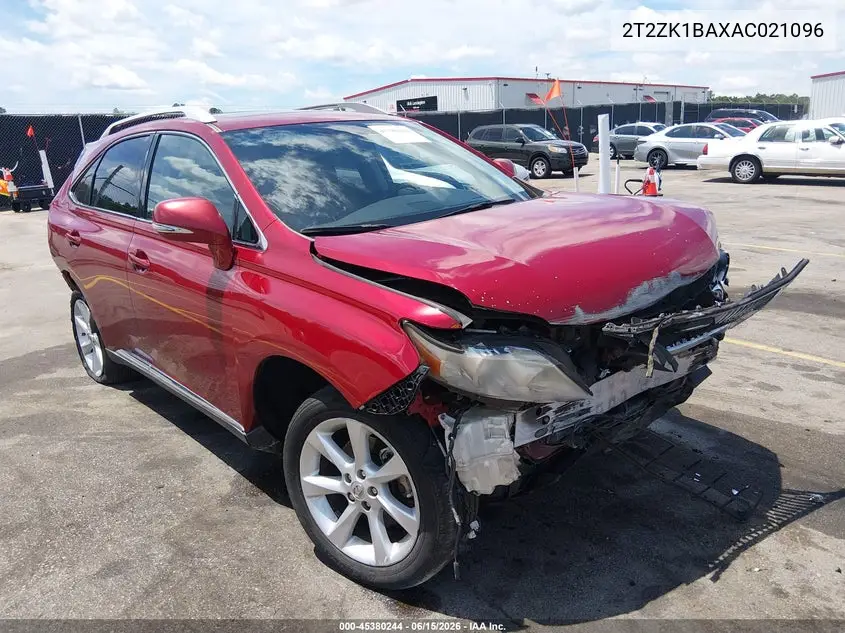 2010 Lexus Rx 350 VIN: 2T2ZK1BAXAC021096 Lot: 45380244