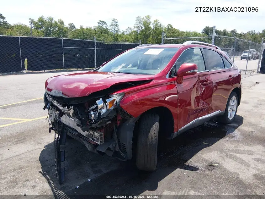 2010 Lexus Rx 350 VIN: 2T2ZK1BAXAC021096 Lot: 45380244