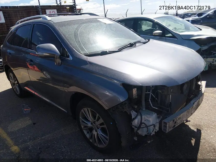 2013 Lexus Rx 350 VIN: 2T2BK1BA4DC172179 Lot: 45314993