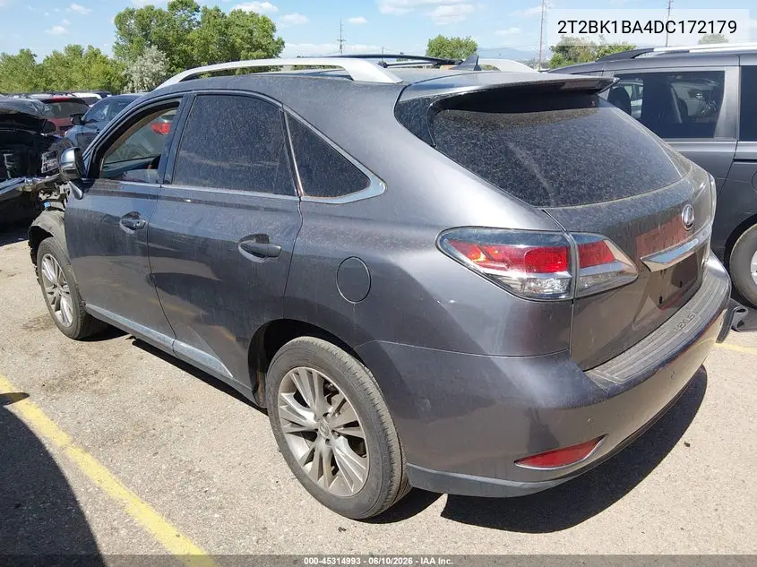 2013 Lexus Rx 350 VIN: 2T2BK1BA4DC172179 Lot: 45314993