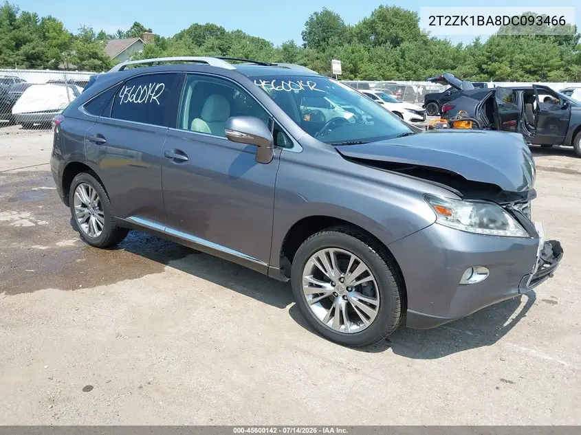 2013 Lexus Rx 350 VIN: 2T2ZK1BA8DC093466 Lot: 45600142