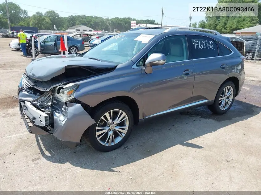 2013 Lexus Rx 350 VIN: 2T2ZK1BA8DC093466 Lot: 45600142