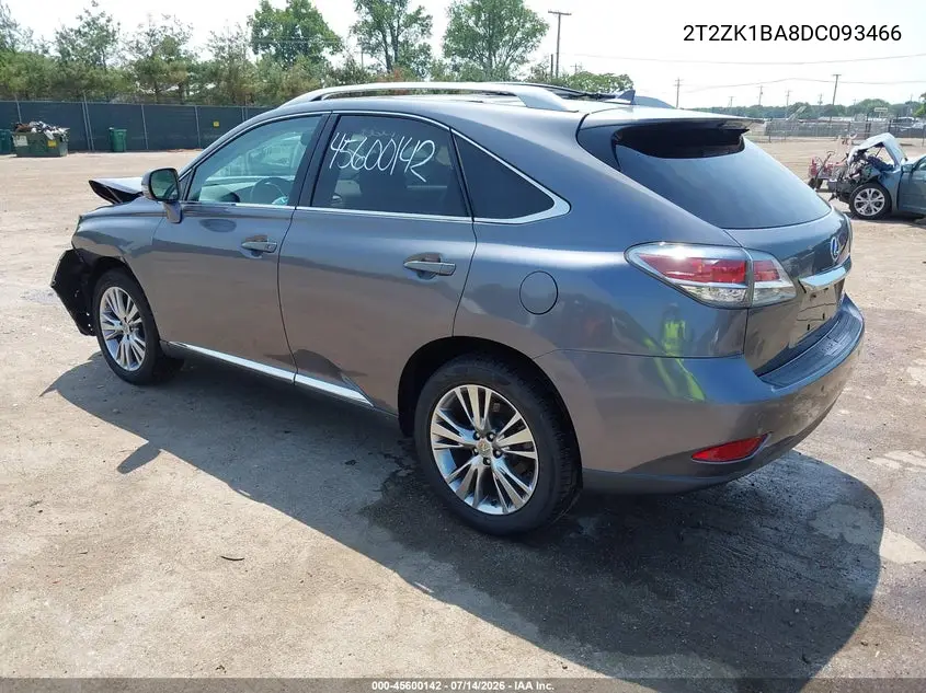 2013 Lexus Rx 350 VIN: 2T2ZK1BA8DC093466 Lot: 45600142