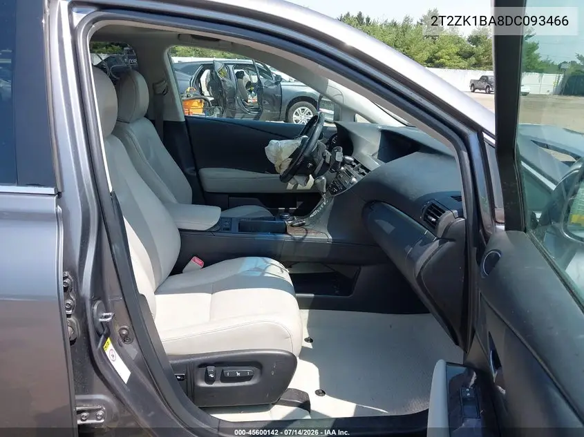 2013 Lexus Rx 350 VIN: 2T2ZK1BA8DC093466 Lot: 45600142