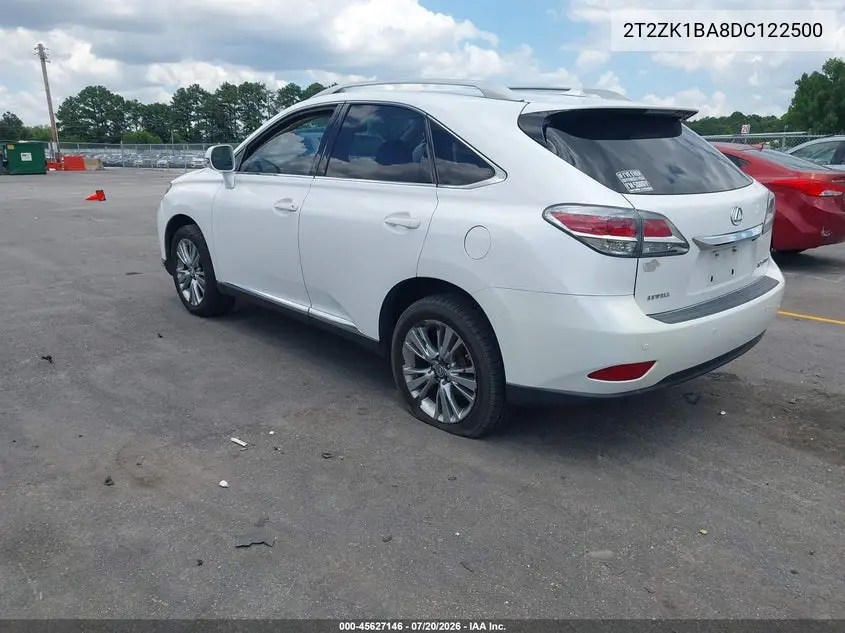 2013 Lexus Rx 350 VIN: 2T2ZK1BA8DC122500 Lot: 45627146