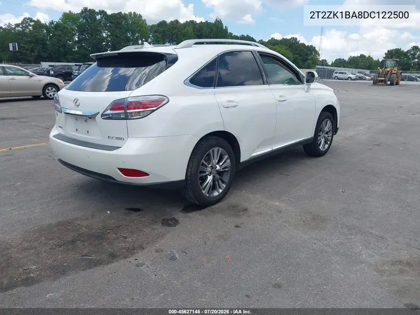 2013 Lexus Rx 350 VIN: 2T2ZK1BA8DC122500 Lot: 45627146
