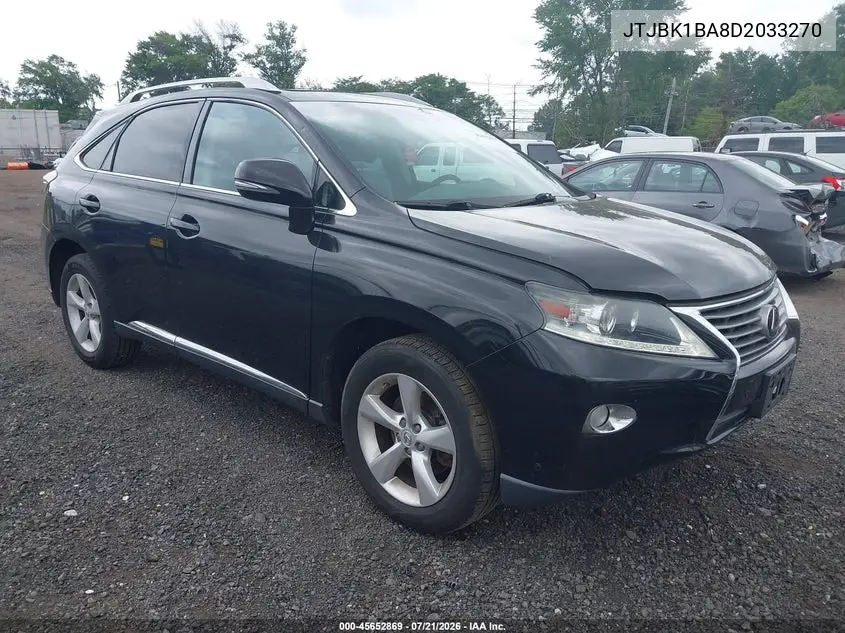 2013 Lexus Rx 350 VIN: JTJBK1BA8D2033270 Lot: 45652869