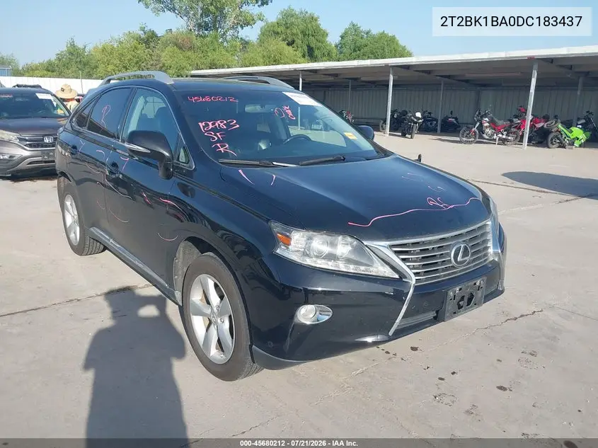 2013 Lexus Rx 350 VIN: 2T2BK1BA0DC183437 Lot: 45680212