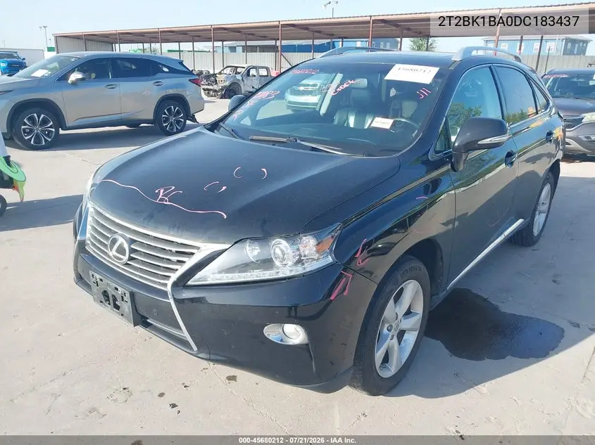 2013 Lexus Rx 350 VIN: 2T2BK1BA0DC183437 Lot: 45680212