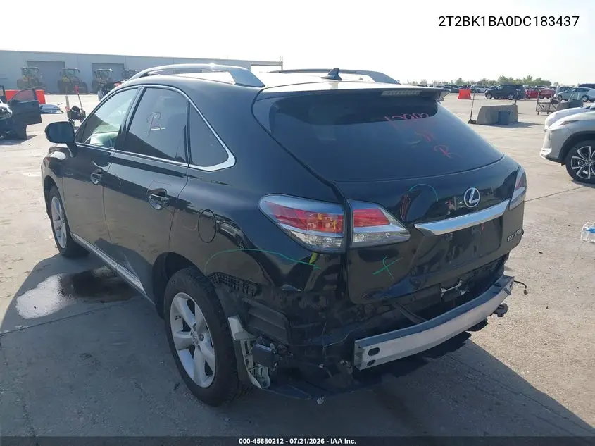2013 Lexus Rx 350 VIN: 2T2BK1BA0DC183437 Lot: 45680212