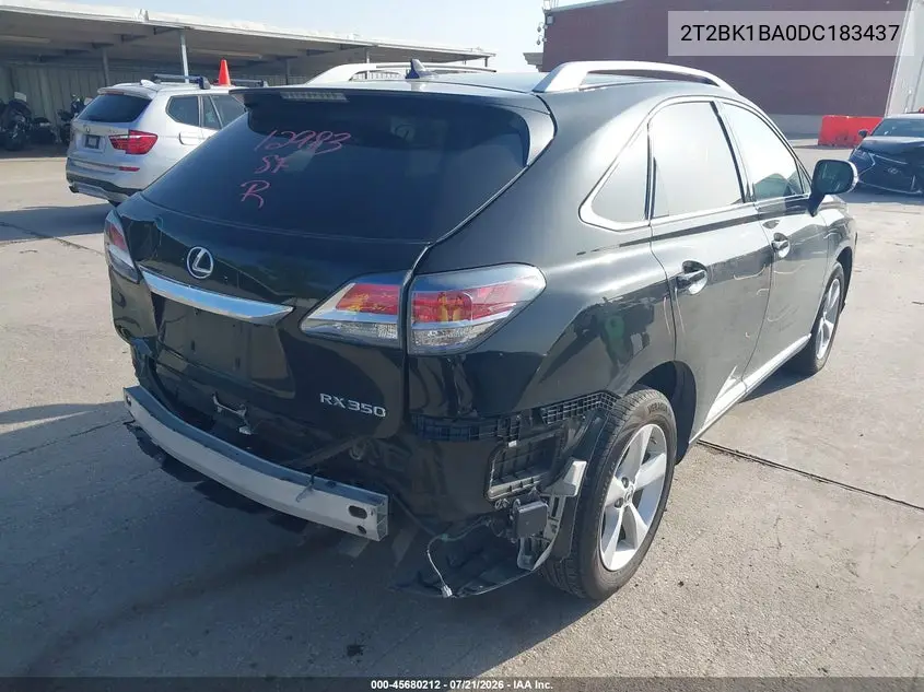 2013 Lexus Rx 350 VIN: 2T2BK1BA0DC183437 Lot: 45680212