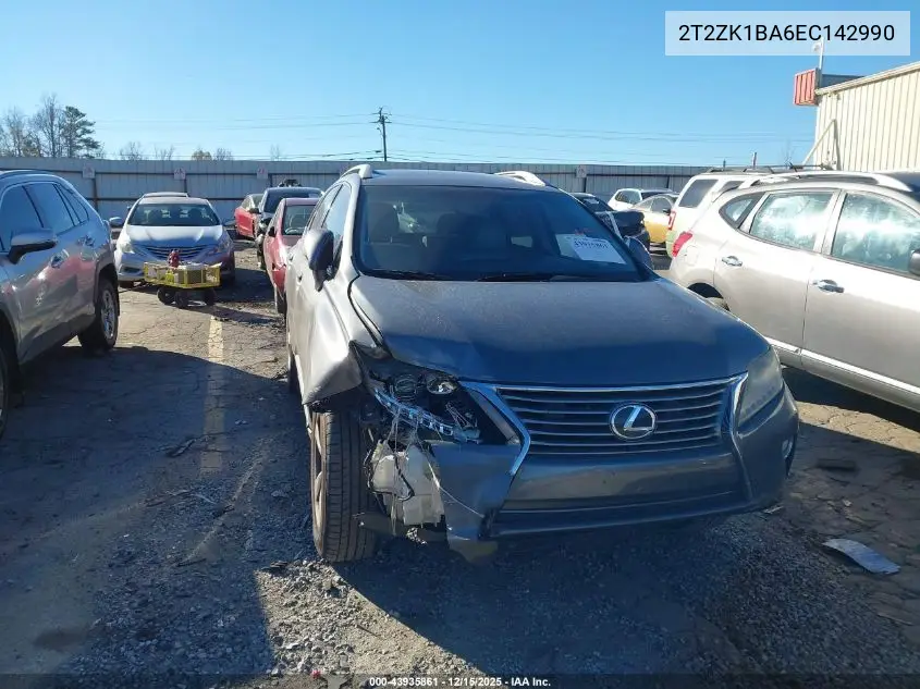 2T2ZK1BA6EC142990 2014 Lexus Rx 350