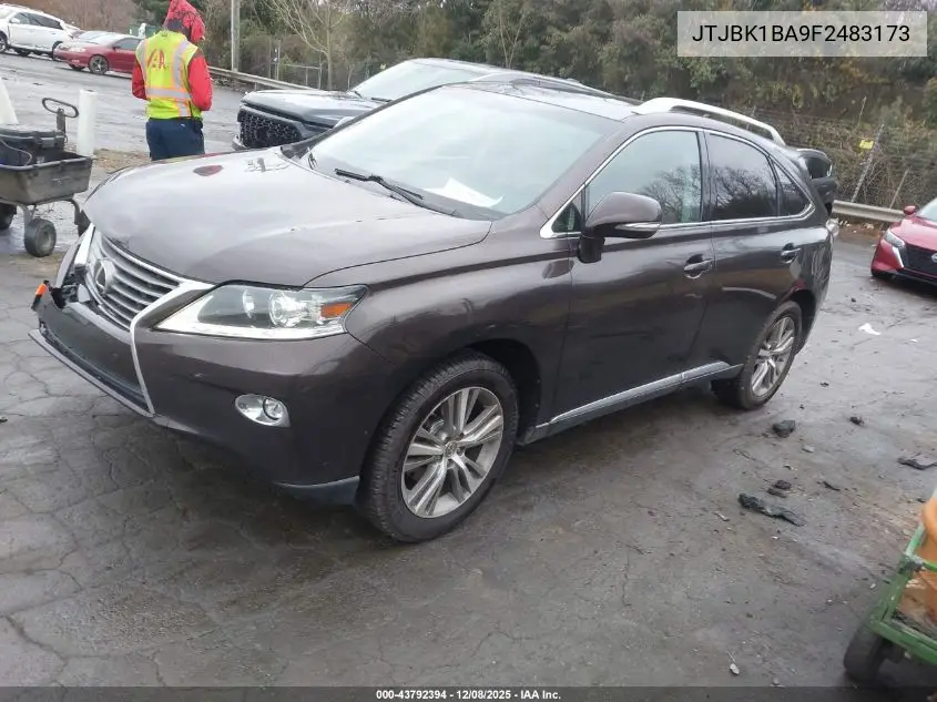 JTJBK1BA9F2483173 2015 Lexus Rx 350