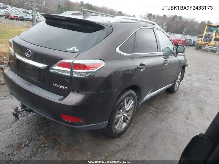 JTJBK1BA9F2483173 2015 Lexus Rx 350