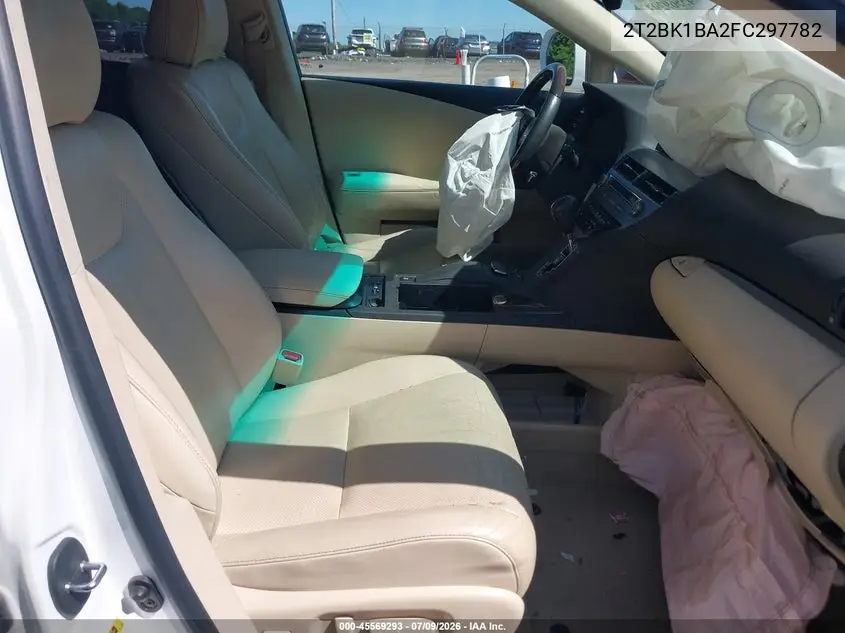 2015 Lexus Rx 350 VIN: 2T2BK1BA2FC297782 Lot: 45569293