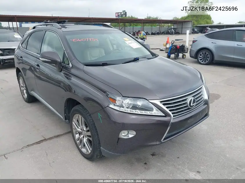 2015 Lexus Rx 350 VIN: JTJZK1BA6F2425696 Lot: 45607734
