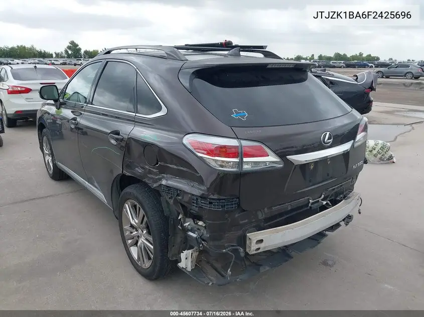 2015 Lexus Rx 350 VIN: JTJZK1BA6F2425696 Lot: 45607734