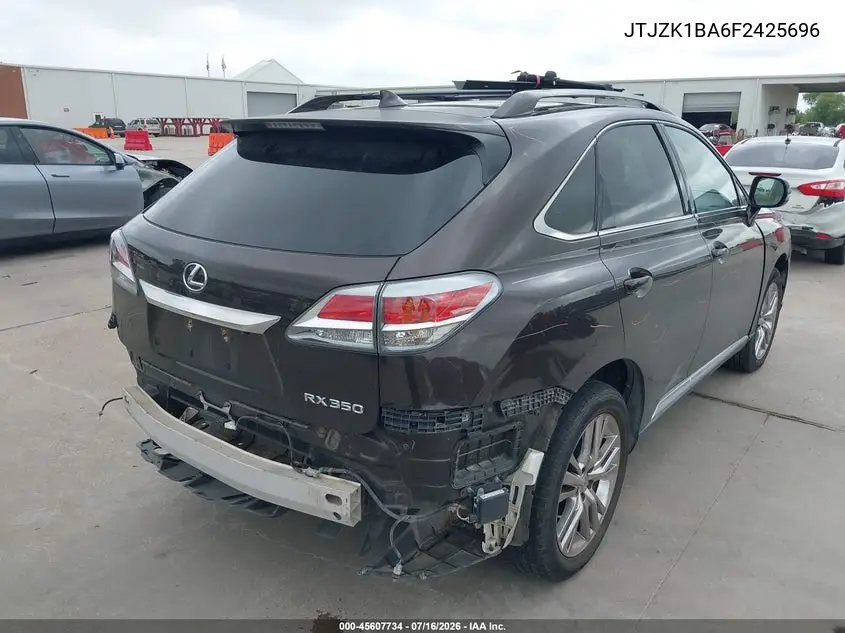 2015 Lexus Rx 350 VIN: JTJZK1BA6F2425696 Lot: 45607734