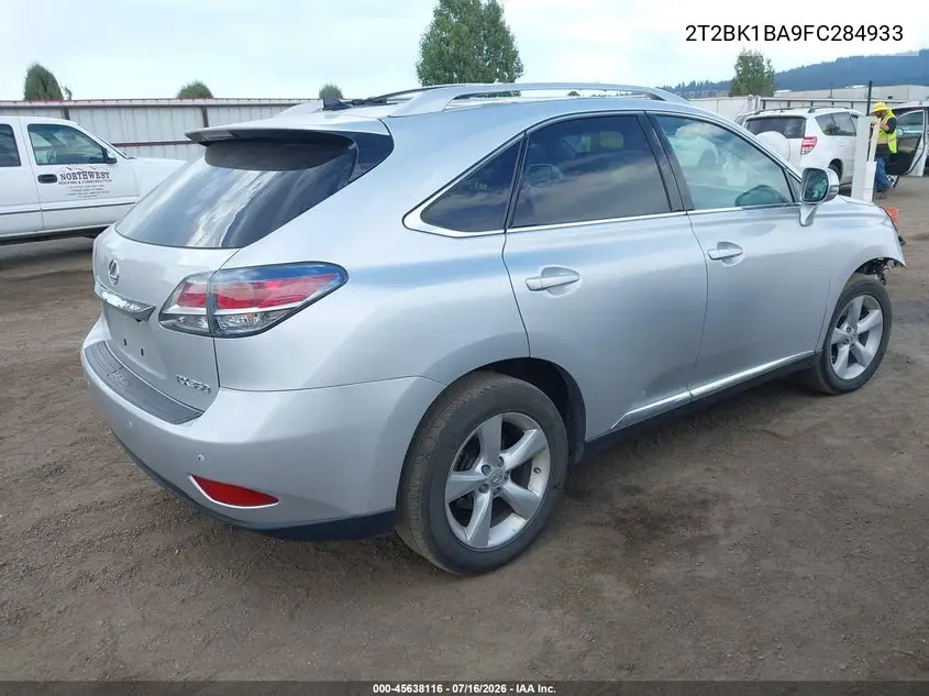2015 Lexus Rx 350 VIN: 2T2BK1BA9FC284933 Lot: 45638116