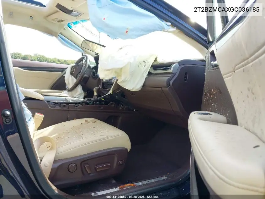 2T2BZMCAXGC036185 2016 Lexus Rx 350