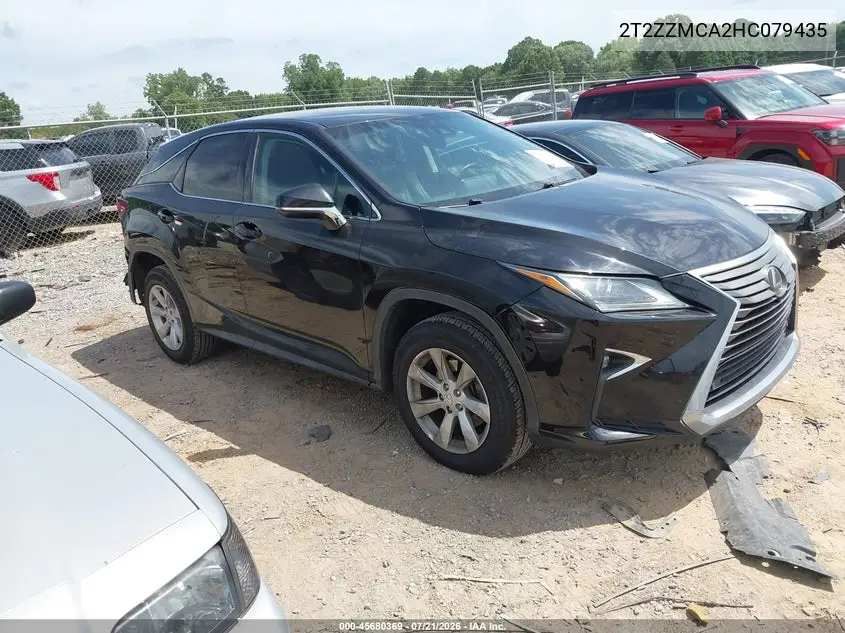 2017 Lexus Rx 350 VIN: 2T2ZZMCA2HC079435 Lot: 45680369