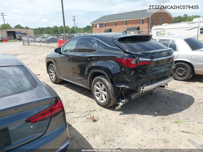 2017 Lexus Rx 350 VIN: 2T2ZZMCA2HC079435 Lot: 45680369