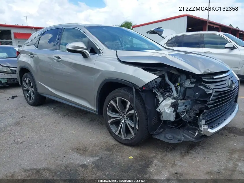 2019 Lexus Rx 350 VIN: 2T2ZZMCA3KC132358 Lot: 45237091