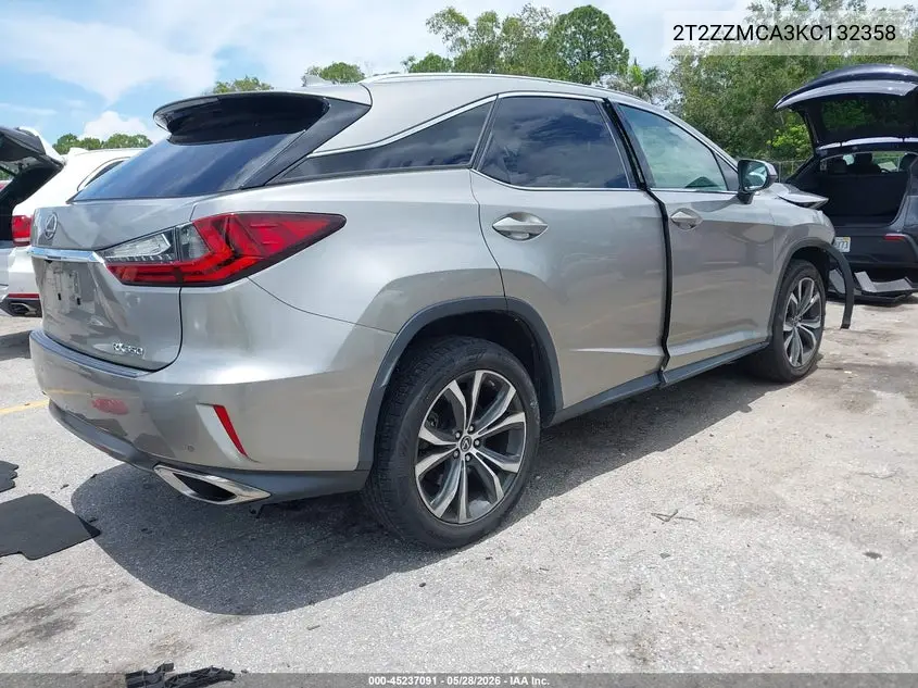 2019 Lexus Rx 350 VIN: 2T2ZZMCA3KC132358 Lot: 45237091