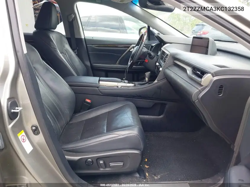 2019 Lexus Rx 350 VIN: 2T2ZZMCA3KC132358 Lot: 45237091