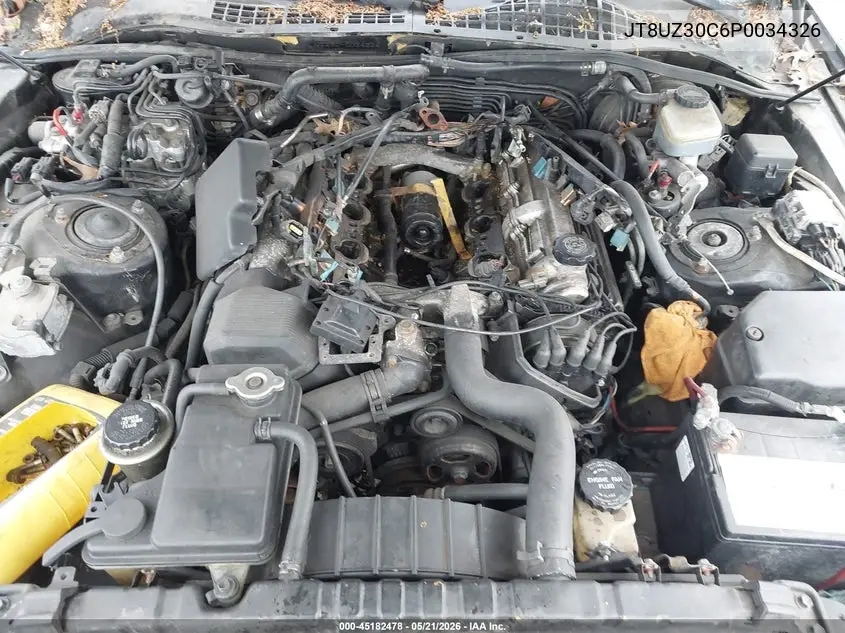 1993 Lexus Sc 400 VIN: JT8UZ30C6P0034326 Lot: 45182478