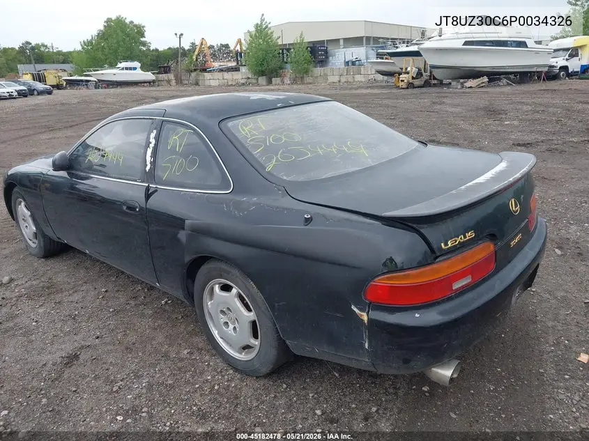 1993 Lexus Sc 400 VIN: JT8UZ30C6P0034326 Lot: 45182478