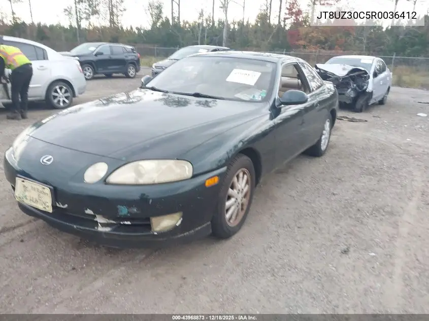 1994 Lexus Sc 400 VIN: JT8UZ30C5R0036412 Lot: 43968873