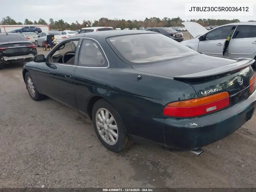 1994 Lexus Sc 400 VIN: JT8UZ30C5R0036412 Lot: 43968873
