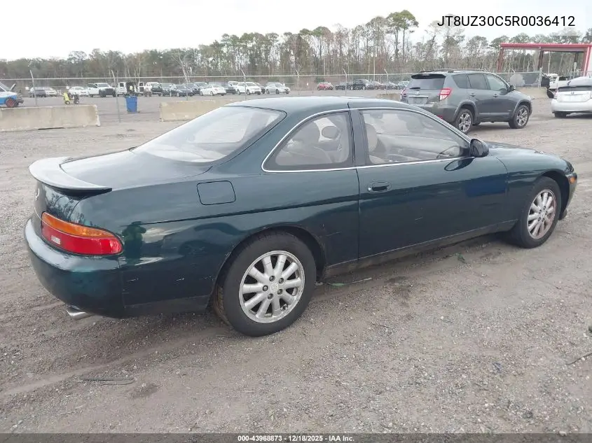 1994 Lexus Sc 400 VIN: JT8UZ30C5R0036412 Lot: 43968873