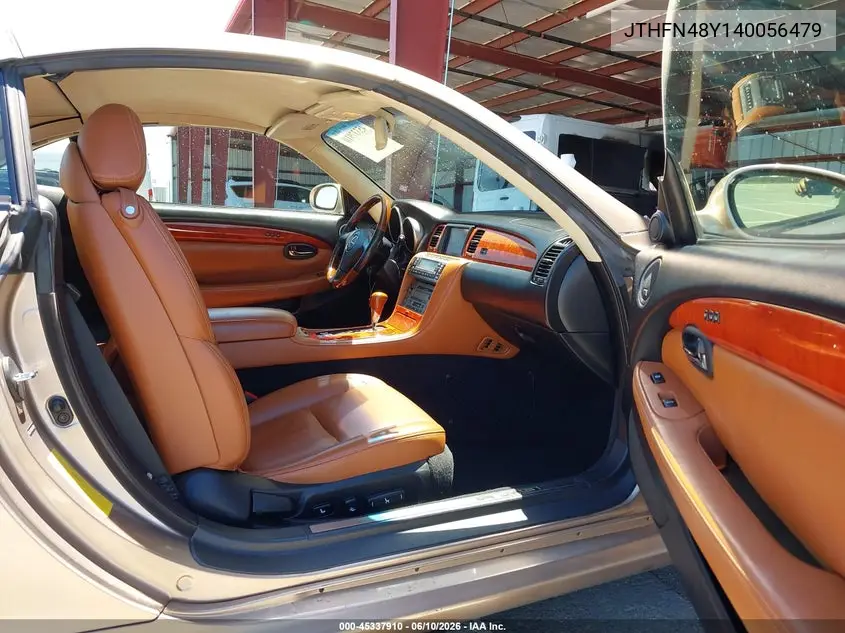 2004 Lexus Sc 430 VIN: JTHFN48Y140056479 Lot: 45337910