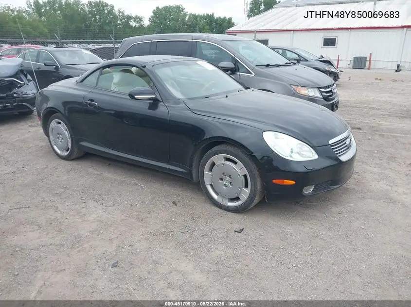 2005 Lexus Sc 430 VIN: JTHFN48Y850069683 Lot: 45170910