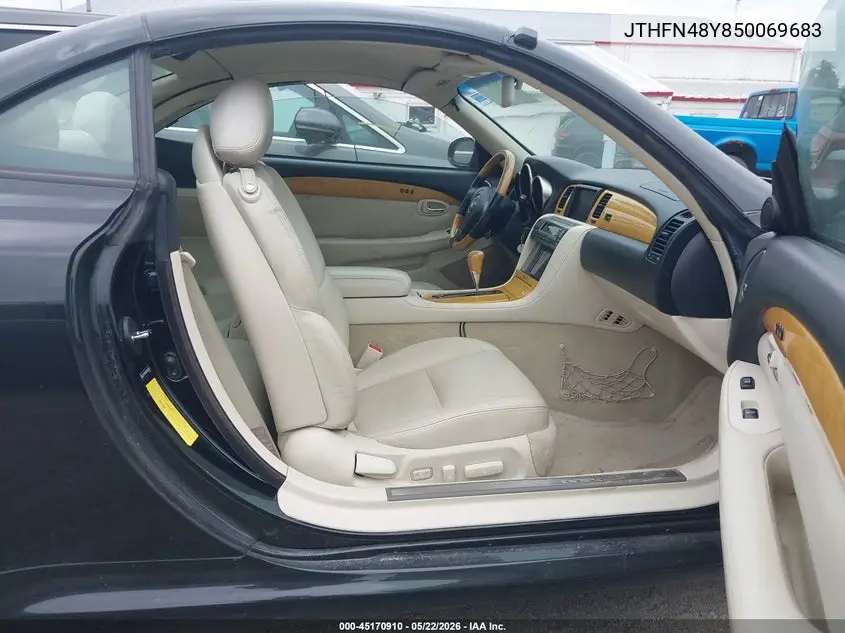 2005 Lexus Sc 430 VIN: JTHFN48Y850069683 Lot: 45170910