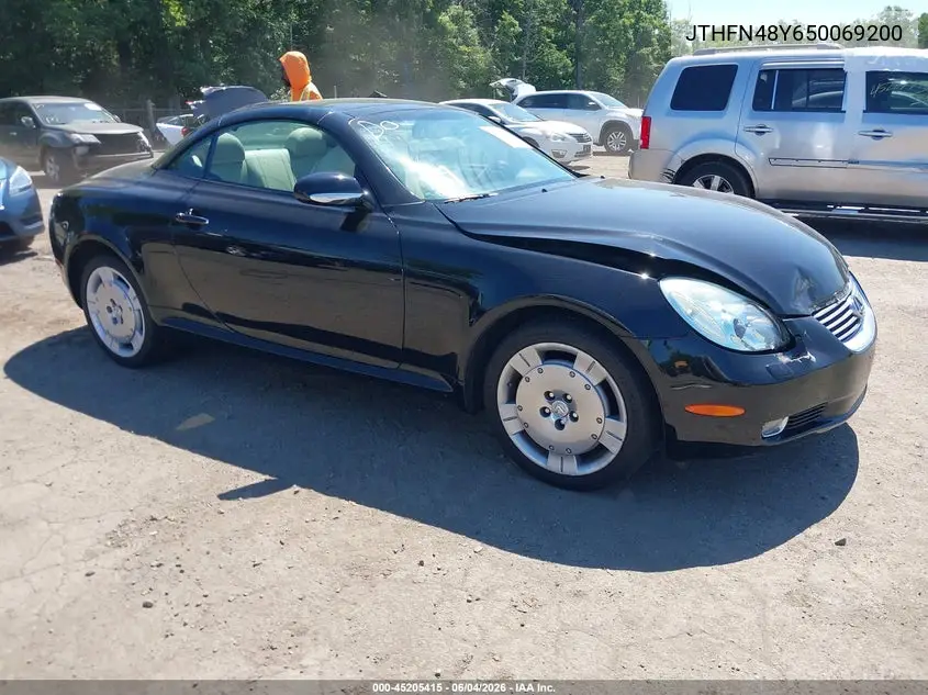 2005 Lexus Sc 430 VIN: JTHFN48Y650069200 Lot: 45205415