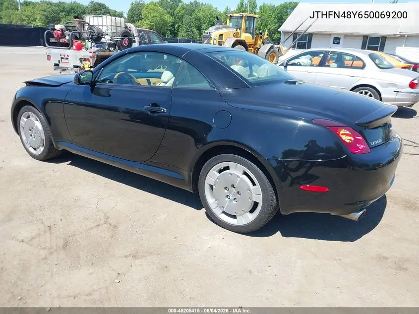 2005 Lexus Sc 430 VIN: JTHFN48Y650069200 Lot: 45205415